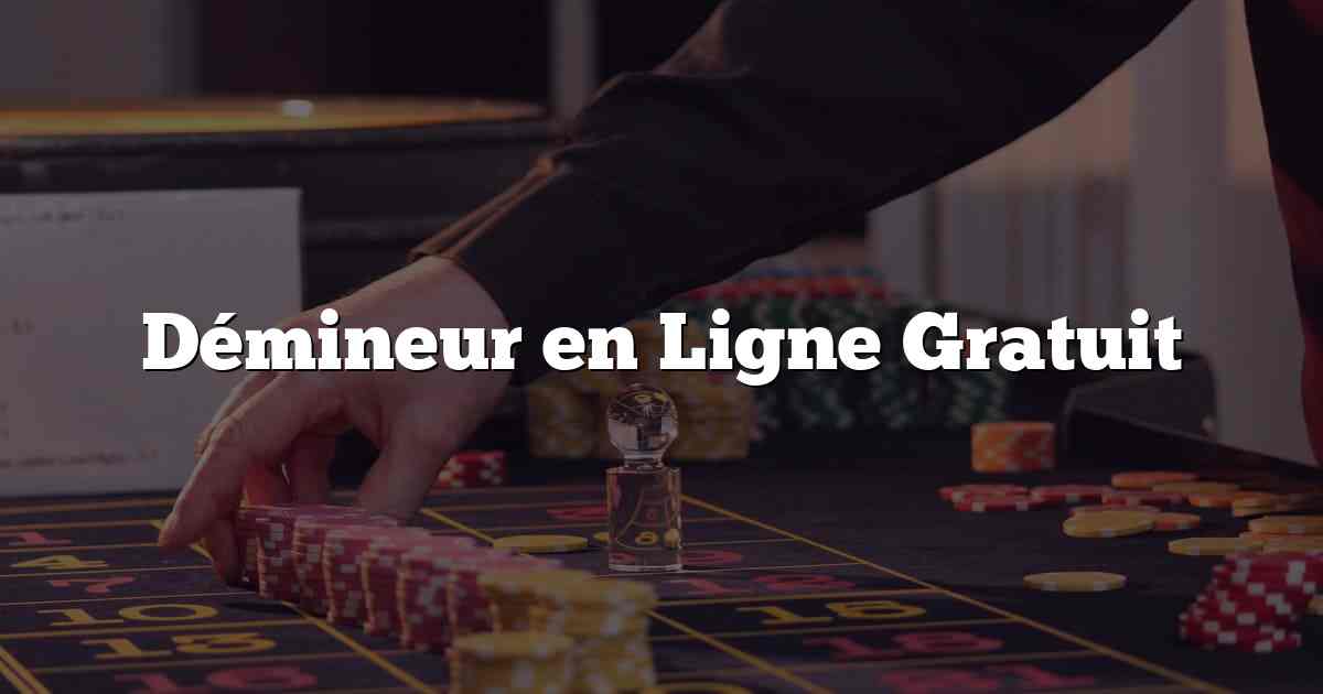 Démineur en Ligne Gratuit